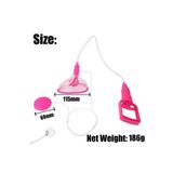 Sens Sex Toys Manyetik Şarjlı Tetikli Meme Ucu ve Klitoris Uyarıcı Manuel Emiş Güçlü, Kumandalı Oral Sex Stimulasyon Otomatik Dil Hareketli Vajina ve Göğüs Pompası - Vagina & Breast Pump For Women