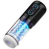 Sens Sex Toys Type-C Şarjlı 3 Dilde Kadın İnleme Sesli Aynı Anda İleri Geri Hareketli, 360° Dönen Rotasyonlu, Emiş Güçlü Gerçekçi Dokulu Tırtıklı ve Nodüllü 4in1 Tam Otomatik Realistik Cup Mastürbatör