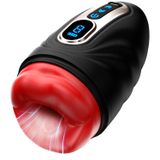 Sens Sex Toys Type-C Şarjlı 42° Akıllı Isıtmalı Maksimum Uyarılma İçin Yumuşak Tırtıklı İç Yapı, Güçlü Titreşim Motorlu, 9 Titreşim Modlu, Seyahat Dostu Dudak Girişli Tam Otomatik Oral Cup Mastürbatör