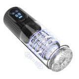 Sens Sex Toys Usb Şarjlı 3in1 Tam Otomatik Mastürbatör - 4 Güçlü Emiş Modu, 5 Modlu İleri Geri Hareketli ve Dönen 360° Rotasyonlu, Taşınabilir ve Saklanabilir Cup Masturbator - Sessiz, Su Geçirmez