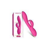 Sens Sex Toys Usb Şarjlı Esnek ve Yumuşak Silikon Aynı Anda G Nokta ve Klitoris Uyarıcı Rabbit Vibratör, Sessiz, Su Geçirmez, Duşta Kullanılabilir 2 in 1 Vibratör - Sexual Stimulation Device For Women