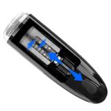 Sens Sex Toys Usb Şarjlı İleri Geri Hareketli ve 360° Dönen Rotasyon Hareketli, 4 Dilde 6 Boyutlu Kadın İnleme Sesli Akıllı Tam Otomatik Mastürbatör - Seyahat Dostu, Taşınabilir Realistik Cup Vajina