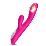 Sens Sex Toys Usb Şarjlı Isıtmalı Aynı Anda G Nokta ve Klitoris Uyarıcı 2 in 1 Vibratör - Çift Titreşim Motorlu, Güçlü ve 9 Titreşim Modlu, Su Geçirmez, Sessiz Çalışan, Kolay Taşınabilir, Saklanabilir