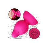 Sens USB Şarjlı Su Geçirmez Titreşimli Dil Vibratör - 10 Farklı Frekans, Göğüs ve Klitoris Uyarıcı, Yumuşak Tıbbi Silikon, Ergonomik Tasarım, Hızlı Orgazm, 3 Saat Şarj Süreli ve Tırtıklı Dil Vibratör