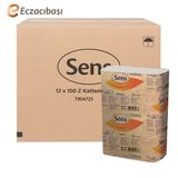 Sens Z Katlama Havlu 19X21 Cm 150 Yaprak X 12 Paket