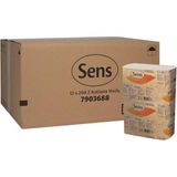 Sens Z Katlama Kağıt Havlu Çift Katlı 19 x 21 cm 200 Yaprak - 12 Paket Renk Seçenekleriyle