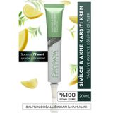 Sensatia Botanicals Yağlı Ciltler için Akne Karşıtı Doğal Krem 20ml - Çay Ağacı, Limon, Nane Yaprağı - Tea Tree & Lemon