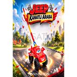 sensatıon Jeep Kanatlı Arabalı Baston Saplı Sopalı İtmeli Oyuncak