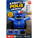 sensatıon Jeep POLİS-AMBULANS-JANDARMA Kanatlı Arabalı İtmeli Oyuncak 23 Cm, 1 Adet Oyuncak.
