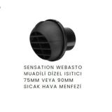 Sensation Webasto Muadili Dizel Isitici 90Mm Sicak Hava Menfezi