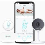 Sense-U Baby Monitor 2 Akıllı Bebek Monitörü, Hareket ve Sıcaklık Takibi - Beyaz