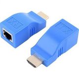 Senseı Cat5/6 1080p Cevırıcı Ikılı Adaptor Mavı 30mt Hdmı Extender