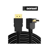 Sensei S-90DOWN-HDTV 4K 2.0V 3D 1.5 METRE 90 DERECE AÇILI L TİPİ ALTIN UÇLU HDMI KABLO