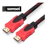 Senseı S-N14030 2k 1.4V 3D 3 Metre Altın Uçlu Örgülü HDMI Kablo