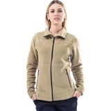 Şensel, Kadın Polar Mont, Bej -99E311- Cepli, Fermuarlı, Outdoor - XL