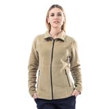 Şensel, Kadın Polar Mont, Bej (99e311) Cepli, Fermuarlı, Outdoor