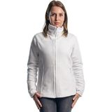 Şensel, Kadın Polar Mont, Beyaz -99E310- Cepli,fermuarlı,outdoor - 3XL