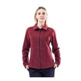 Şensel, Kadın Polar Mont, Bordo (99e315) Cepli, Outdoor
