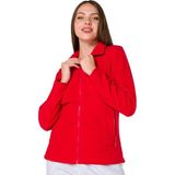 Şensel, Kadın Polar Mont, Kırmızı -99E302- Cepli, Outdoor - XL