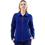 Şensel, Kadın Polar Mont, Saks Mavi -99E341- Cepli, Outdoor - XL