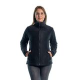 Şensel, Kadın Polar Mont, Siyah (99e350) Cepli,fermuarlı,outdoor