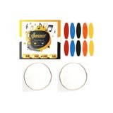 Şenses Müzik Market 0 22 Çelik Divan Bağlama Teli + 2 Adet Bam Bam + 10 Tezene +1 Eşik