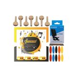 Şenses Müzik Market 0.22 Divan Bağlama Teli Akort Cihazı + Akgürgen Burgu + Tezene + Eşik 5'Li Set