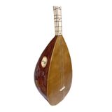 Şenses Müzik Market 42 Tekne Maun Ithal Kapak Çıtalı Uzun Sap Bağlama