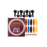 Şenses Müzik Market Alux 0.20 Çelik Abanoz Burgu Tezene Eşik 4'Lü Set
