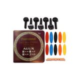 Şenses Müzik Market Alux 0.25 Çelik Abanoz Burgu Tezene Eşik 4'Lü Set