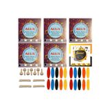Şenses Müzik Market Alux 018 Kısa Bağlama Takım Teli 6 Takım + 7 Ağaç Burgu + 20 Adet Tezene + 3 Eşik