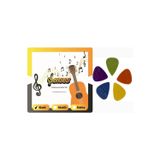 Şenses Müzik Market Klasik Gitar Tel Seti + Pena Seti 5 Adet