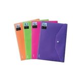 Sensho A-4 Çıtçıtlı Dosya Desenli A4 Yeşil Çıtçıtlı Dosya (12 Li Paket)