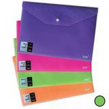 Sensho A4 Yeşil Çıtçıtlı Dosya Bsı0050-(***6 Adet***)