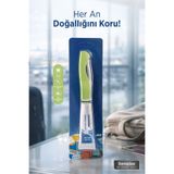 SENSİDAX Seyahat Seti-Diş Fırçası Fıstık Yeşil - Hassas Dişler İçin +10 ML Diş Macunu