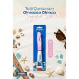 Sensidax Seyahat Seti Pembe Diş Fırçası Hassas Dişler İçin +10 ml Diş Macunu 2 Parça Orta Sertlik