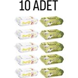 Sensitive Islak Havlu 5X90 Lı 450 Yaprak-Sleepy Zeytinyağlı Islak Havlu 5 Paket 450 Yaprak