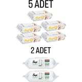 Sensitive Islak Havlu 5x90 Lı 450Yaprak-Sleepy Easy Clean 100 Lü YÜZEY HAVLUSU 2 ADET