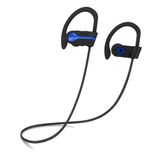 SENSO Bluetooth Kablosuz Kulaklıklar, Mikrofonlu En İyi Spor Kulaklıkları IPX7 Spor Salonu Koşu Egzersizi için Su Geçirmez HD Stereo Sweatproof Kulaklıklar 8 Saat Pil Gürültü Önleyici Kulaklıklar