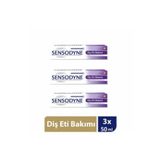 Sensodyne 3x50 ml Hassas Dişler ve Diş Eti Bakımı İçin Diş Macunu