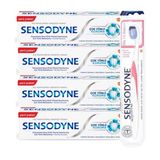 Sensodyne 4x75 ml Çok Yönlü Koruma Diş Macunu + Sensodyne Diş Eti Bakımı Diş Fırçası