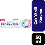 Sensodyne 50 ml Bitkisel Diş Macunu Çok Yönlü Koruma ile Hassas Dişler için Etkili Temizlik