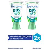Sensodyne 6 + yaş çoçuk diş macunu 50 ml -Bubble Gum Aromalı 50 ml 2adet