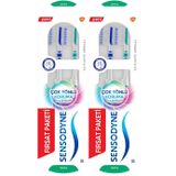 Sensodyne Çok Yönlü Koruma Diş Fırçası Orta 1+1 (2 paketi)