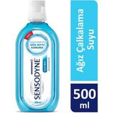 Sensodyne Cool Mint Ağız Bakım Suyu 500 ml Gün Boyu Koruma Sağlayan Ferahlatıcı Etki