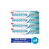 Sensodyne Derin Temizlik Diş Macunu 75 ml x 4 Adet