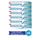 Sensodyne Derin Temizlik Diş Macunu 75 ml x 6 Adet