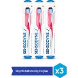 Sensodyne Diş Eti Bakımı Yumuşak Kıllı Diş Fırçası 3'lü Paket Hassas Diş ve Diş Etleri için