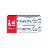 Sensodyne Diş Macunu Çok Yönlü Koruma Gelişmiş Beyazlık 50 Ml 2Li