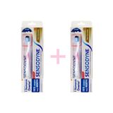 Sensodyne Diş Macunu Tam Koruma 75 Ml + Pembe Diş Fırçası Diş Eti Bakımı 2'li Avantaj Paket